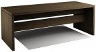 Mesa reta c/ painel duplo
