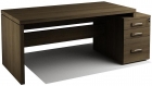 Mesa reta c/ gaveteiro misto 